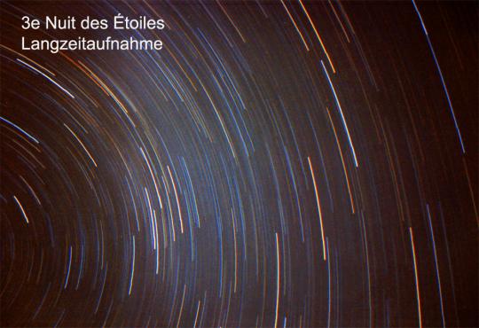 1993-08-adma-CENAP-Aufnahme von Sternenspuren über dem Bastberg