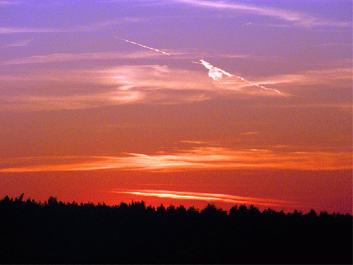 2009-08-hia-Sonnenuntergang - Odenwald