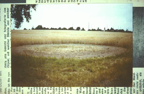 1977-10-CENAP-UFO-Testfall : Angebliche Landespur war "Kornkreis durch Pferdespur"