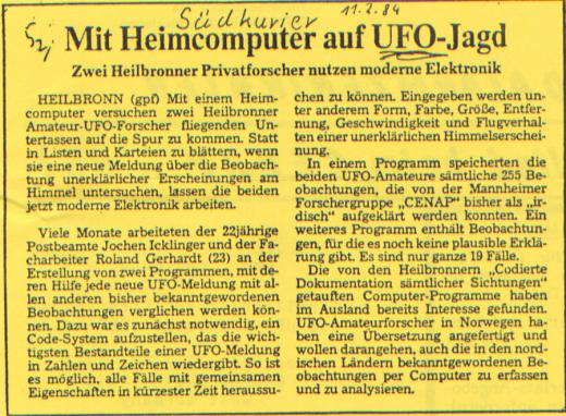 1984-02-a-CENAP-Heilbronn im Su00fcdkurier