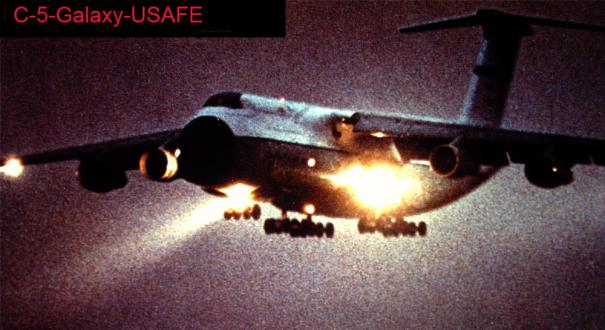 1984-05-ft-Scheinwerfer-Beispiel von grou00dfen Frachtflugzeugen