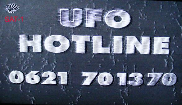 1992-09-sd-CENAP-UFO-Hotline-Einblendung in SAT-1