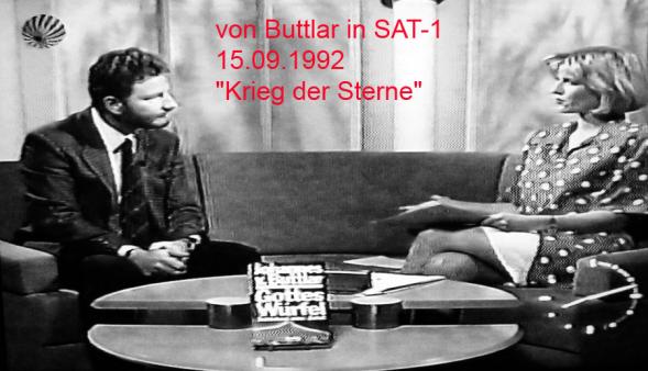 1992-09-t-CENAP/GWUP-Beitrag auf Folge von Buttlar - Beitrag in SAT-1