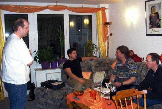 2005-04-bh-CENAP-Arbeitstreffen-Heilbronn -v.L.:Roland, Ferhat, Werner, Jochen