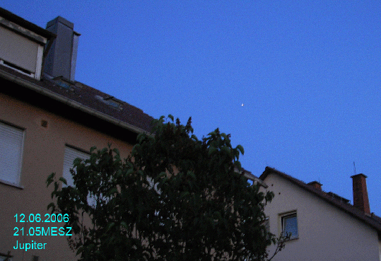 2006-06-fp-Jupiter am Abendhimmel