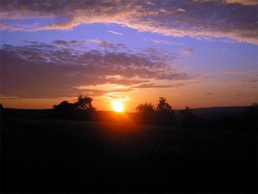 2007-05-da-Sonnenuntergang bei Breitenbrunn-Odenwald