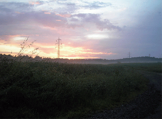 2007-06-cag-Sonnenuntergang + Nebelbänke bei Rimhorn