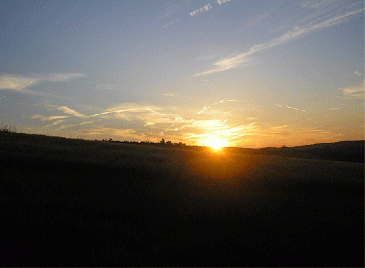 2007-06-eea-Sonnenuntergang bei Rimhorn - Odenwald
