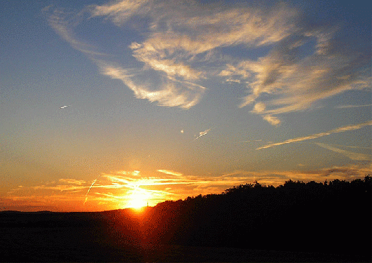 2007-08-ac-Sonnenuntergang - Odenwald