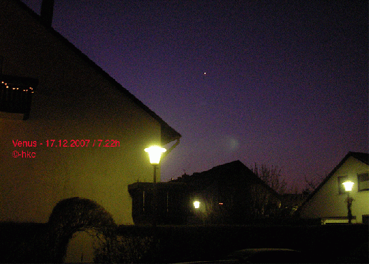 2007-12-dec-Venus am Morgenhimmel über Mannheim