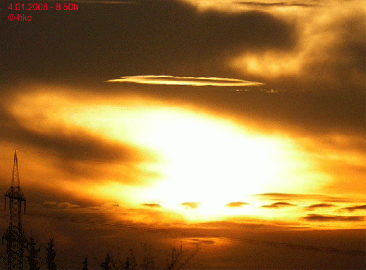 2008-01-akba-Linsenwolken bei Sonnenaufgang - Mannheim