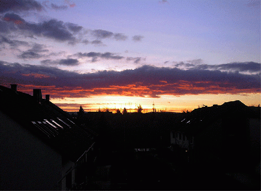 2008-01-h-Sonnenaufgang über Mannheim