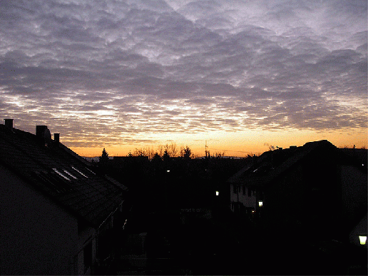 2008-01-hi-Sonnenaufgang über Mannheim - Erst grau aber dann, siehe Bild 2