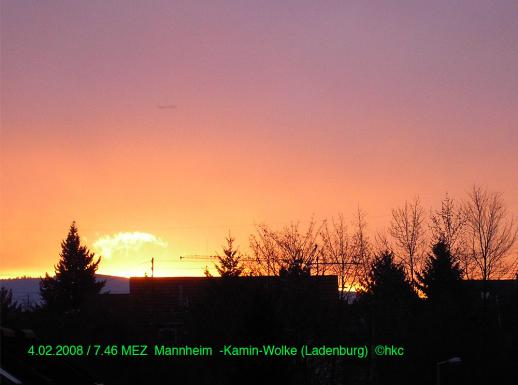 2008-02-baf-Kaminwolkeneffekt bei Sonnenaufgang