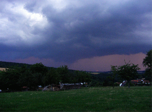 2008-07-fag-Regenfiltereffekt und Gewitterfront