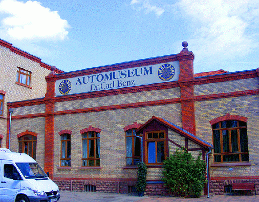 2008-08-btzz-Zielort der Bertha Benz-Fahrt : Automuseum Dr.Carl Benz in Ladenburg