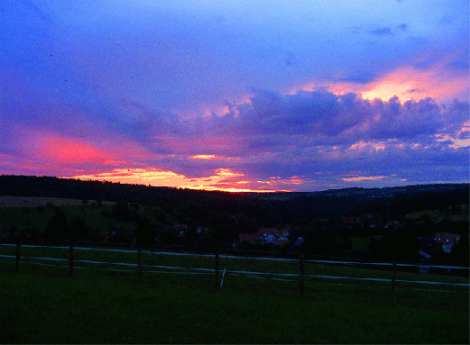 2008-08-fgc-Sonnenuntergang bei Rimhorn-Odenwald