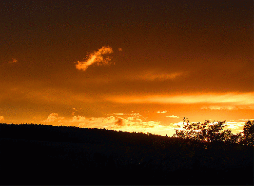 2008-08-ftn-Sonnenuntergang - Odenwald