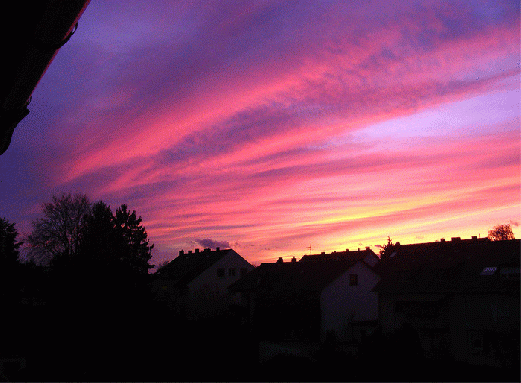 2008-11-ccd-Sonnenuntergang - Mannheim