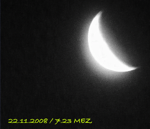 2008-11-ed-Mondsichel am Morgenhimmel  in Schwarz/Weiu00df