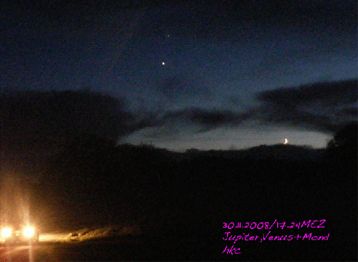 2008-11-hhfl-Jupiter + Venus bei Mondsichel