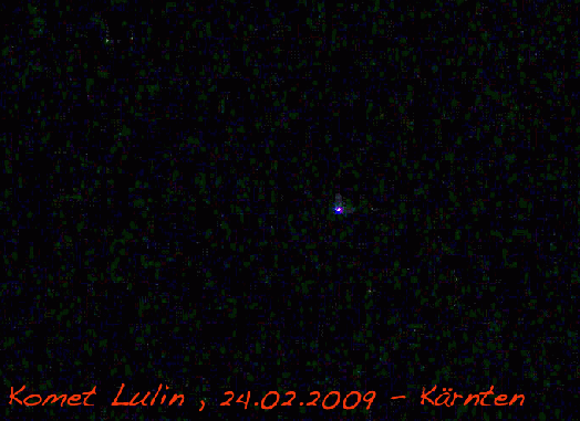 2009-02-0490-Komet Lulin über Weißbriach - Kärnten