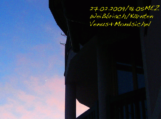 2009-02-0842-Venus+Mondsichel über Weißbriach-Kärnten