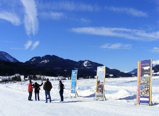 2009-02-0910-UL - Ultralight-Nurflügler-Überflug am Weissensee-Kärnten