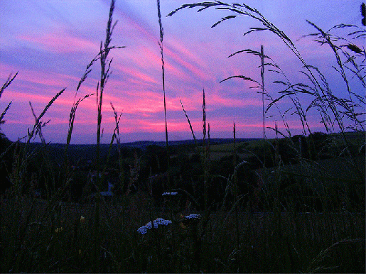 2009-05-daa-Sonnenuntergang - Odenwald