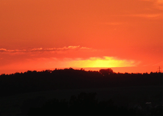 2009-06-dbc-Sonnenuntergang - Odenwald