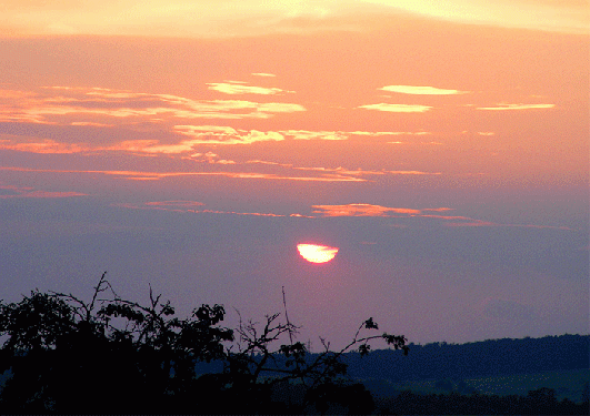 2009-06-gb-Sonnenuntergang - Odenwald