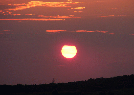 2009-06-gbe-Sonnenuntergang - Odenwald