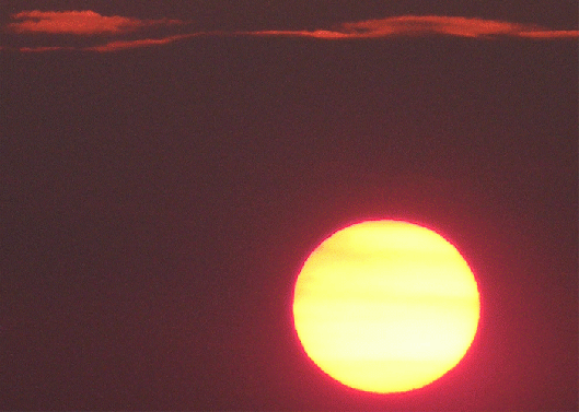 2009-06-gbh-Sonnenuntergang - Odenwald