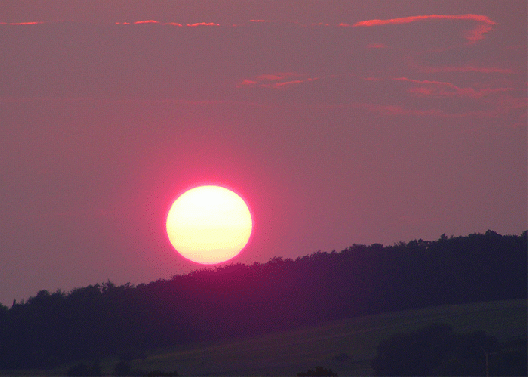 2009-06-gbna-Sonnenuntergang - Odenwald