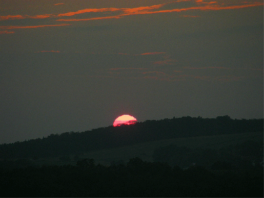 2009-06-gbob-Sonnenuntergang - Odenwald