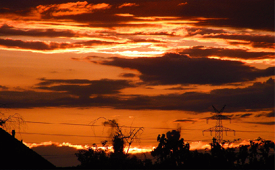 2009-07-bced-Sonnenuntergang - Mannheim