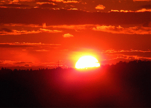 2009-07-cad-Sonnenuntergang - Odenwald