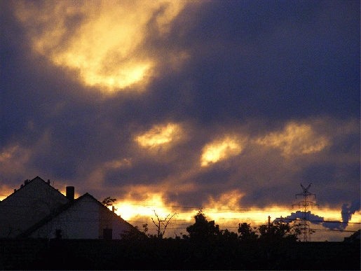 2009-07-dja-Sonnenuntergang - Mannheim