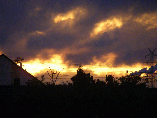 2009-07-djb-Sonnenuntergang - Mannheim