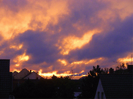 2009-07-djc-Sonnenuntergang - Mannheim