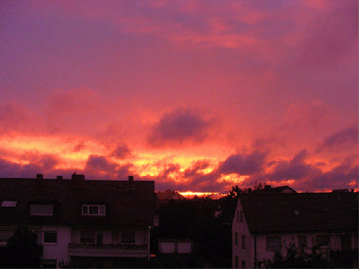 2009-07-djd-Sonnenuntergang - Mannheim