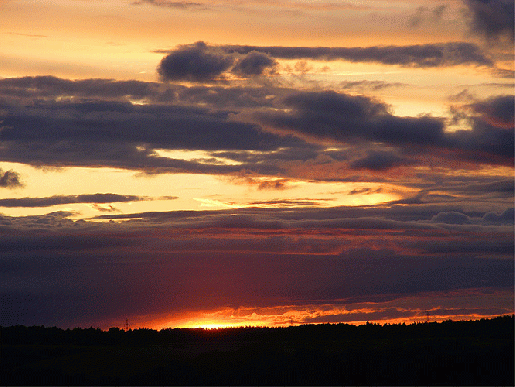 2009-08-ajdfc-Sonnenuntergang - Odenwald