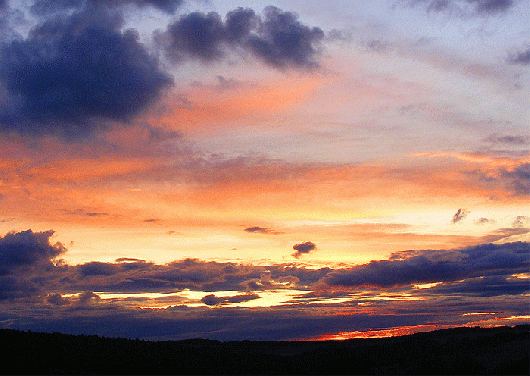 2009-08-ajdfd-Sonnenuntergang - Odenwald