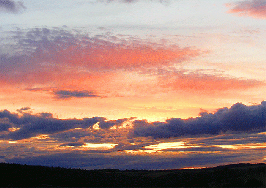 2009-08-ajdfe-Sonnenuntergang - Odenwald