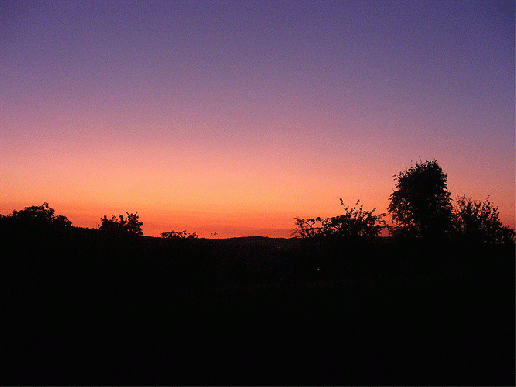 2009-08-bhmke-Sonnenuntergang - Odenwald