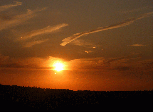 2009-08-bq-Sonnenuntergang - Odenwald