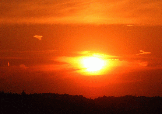 2009-08-bqb-Sonnenuntergang - Odenwald