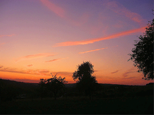 2009-08-bta-Sonnenuntergang - Odenwald
