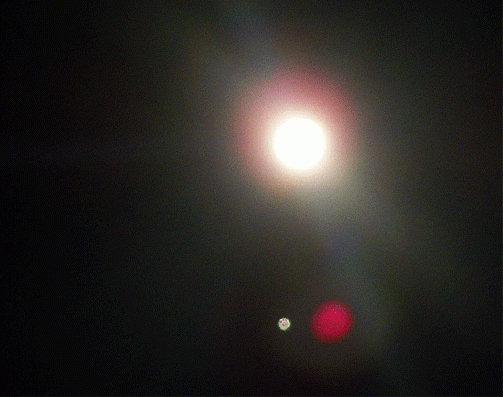 2009-08-da-Reflexionseffekt und Unschu00e4rfen-ORB-Effekt bei Aufnahme von Mond und Jupiter