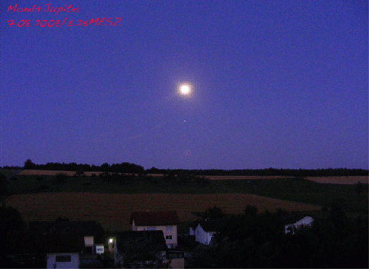 2009-08-dbj-Mond+Jupiter in den Morgenstunden